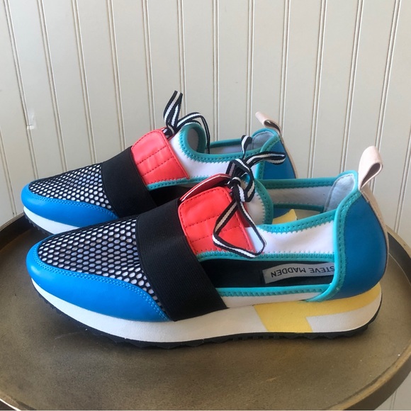 STEVE MADDEN | ARCTIC MULTI COLOR SNEAKERS | SIZE: 8.5 | EUC - Picture 2 of 7
